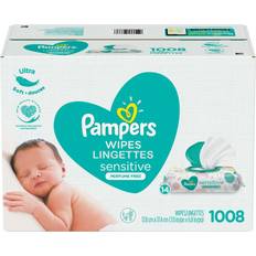 Pampers Baby Skin Pampers Baby Wipes Sensitive Perfume Free 1008pcs