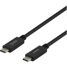 Deltaco USB C - USB C Gen2 3.1 M-M 1m