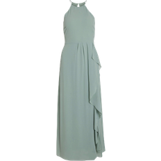 Lange Kleider Vila Milina Sleeveless Evening Dress - Green Environment
