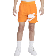 Orange Pants Children's Clothing Nike Big Kid's Sportswear Woven Shorts - Vivid Orange/White (DO6582-836)