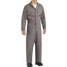 Red Kap Mns Ls Cotton Coverall-Gray