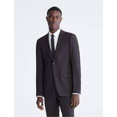 Men Blazers Calvin Klein men's skinny-fit infinite stretch black suit jacket 46l