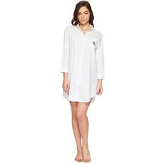 Lauren Ralph Lauren Roll-Cuff Sleepshirt Nightgown White White
