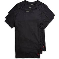 Polo Ralph Lauren T-shirts Polo Ralph Lauren Slim Crewneck Undershirt 3-pack - Black