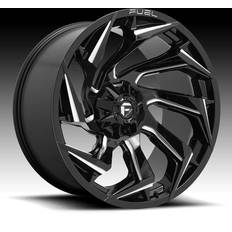 17" - Black Car Rims Fuel Off-Road Reaction D753 Wheel, 18x9 with 6 on 135/6 on Bolt Pattern