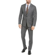 Suits on sale Van Heusen Men's Flex Plain Slim Fit Suits - Medium Grey Sharkskin