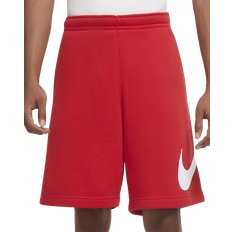 Nike Sportswear Club Men's Graphic Shorts - University Red/White