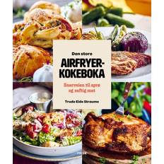 Mat & Drikke Bøker DEN STORE AIRFRYERKOKEBOKA (Innbundet, 2022)