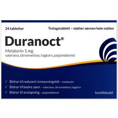 Reseptfrie legemidler Duranoct Melatonic 1mg 24 st Tablett