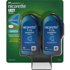 Nicorette Reseptfrie legemidler Nicorette Coolmint 2mg 80pcs Chewing Gum