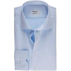 Stenströms Slimline Twill Shirt - Light Blue