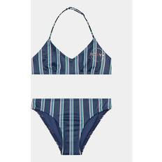 Spandex Bademode Roxy Crop-Top-Bikini-Set Mädchen Blau