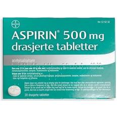Aspirin 500mg 20 st Tablett