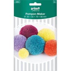Pom Pons Grundl Pompon Maker, rosa/lila, Kunststoff