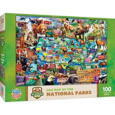 Masterpieces Jr. Ranger USA Map of the National Parks 100 Pieces