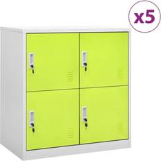vidaXL 5x Locker Storage Cabinet