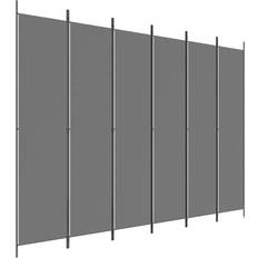 Mehrfarbig Raumteiler vidaXL anthracite, 300 6-Panel Room Divider