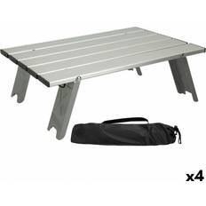 Sammenklappeligt bord Aktive Sølvfarvet Aluminium 40 x 13 x 28,5 cm 4 enheder