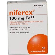 Vitaminer & Mineraler Niferex Enteric capsules 100mg 50pcs 50 st