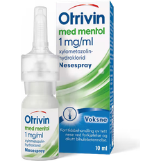 Forkjølelse Reseptfrie legemidler Med Mentol 1 mg/ml 10ml Nesespray