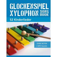 Plastikspielzeug Spielzeugxylophone Glockenspiel Xylophon Liederbuch 52 Kinderlieder