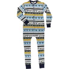 18-24M Pajamases Children's Clothing Happy Hanukkah Kids Flapjack Pajamas Orange/Blue/White