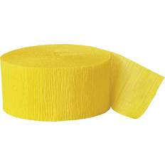 Streamers Unique Industries 6305 Heart Foil Swirl Garland, 81ft, Bright Yellow