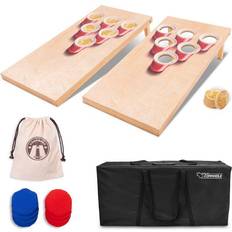 GoSports Beer Pong Cornhole Game Includes 2 Boards, 8 Bean Bags and Carrying Case
