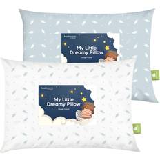 Bed Pillows 2pk Toddler Pillow Soft Organic Cotton Toddler Pillows for Sleeping 13X18