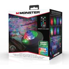 Lighting Monster Multi-Color Sound-Activated Laser Show Projector, Remote Control Night Light