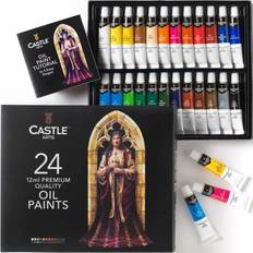 Gamblin Artist Oil Paint Set for Professionals, Radiant Set Includes 37ml  Tubes of Colors & 150ml Tube of White 
