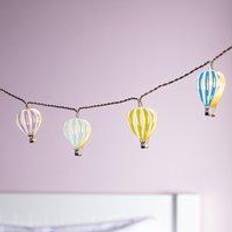 Bubble Blowing 12 Hot Air Balloon Battery Children's Fairy Lights