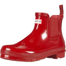 Rain Boots Hunter Original Chelsea Gloss Military Red