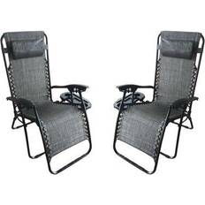 Furniture Bellini Zero Gravity Recliner/Lounger with Cup Holder Armchair