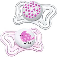 Chicco Pacifiers Chicco 2-pack physioforma starbird orthodontic pacifiers