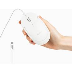 White Computer Mice USB-C Optical Quiet Click Mouse UCDYNAMOUSEW