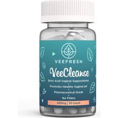 VeeFresh VeeCleanse 60mg 30 pcs Vaginal Suppository