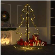 vidaXL Cone Tree Holiday 30.7 /38.6 160/200 Christmas Lamp