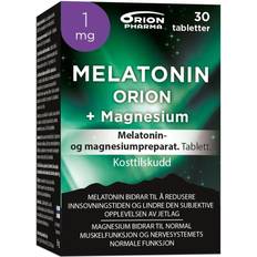 Melatonin Orion Pharma Melatonin Orion + Magnesium 1mg 30 st
