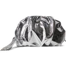 Silver Bags Rebecca Minkoff Ruched Clutch - Silver