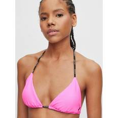 HUGO BOSS Women's Pure_Triangle Bikini_TOPTRIANGLE, Bright Pink671