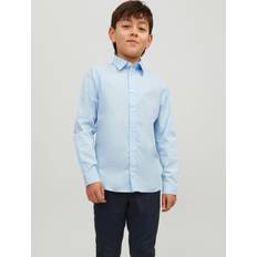 Kaschmir Kinderbekleidung Jack & Jones Hemd hellblau 152
