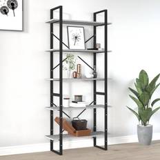 vidaXL Grey sonoma Book Shelf