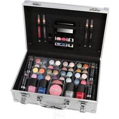 Gaveeske & Sett på salg Zmile Cosmetics Vegan vanity case makeup storage carry travel gift box 51pc set