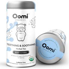 Baby teething relief herbal tea by oomi natural & usda organic 30 serving