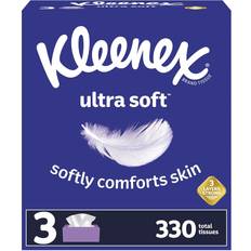 Skincare Kleenex Ultra Soft Facial Tissue, 3-Ply, 110 Tissues/Box, 3