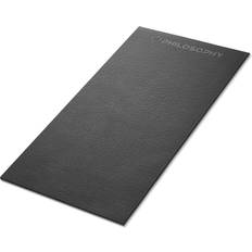 Gym Floor Mats Philosophy Gym Exercise Equipment Mat 30 x 72-Inch, 6mm Thick High Density PVC Floor Mat for Ellipticals, Treadmills, Rowers, Stationary Bikes
