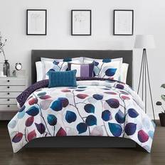 Bed Linen Chic Home Anais 9 King Bedspread Multicolor, Blue