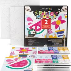 Arts & Crafts Arteza Kids Mixed Design Paint by Numbers Kit 35 Pieces