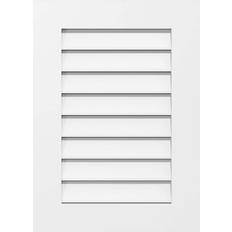 Ekena Millwork 28 Vertical Surface Mount PVC Gable Vent: Functional with